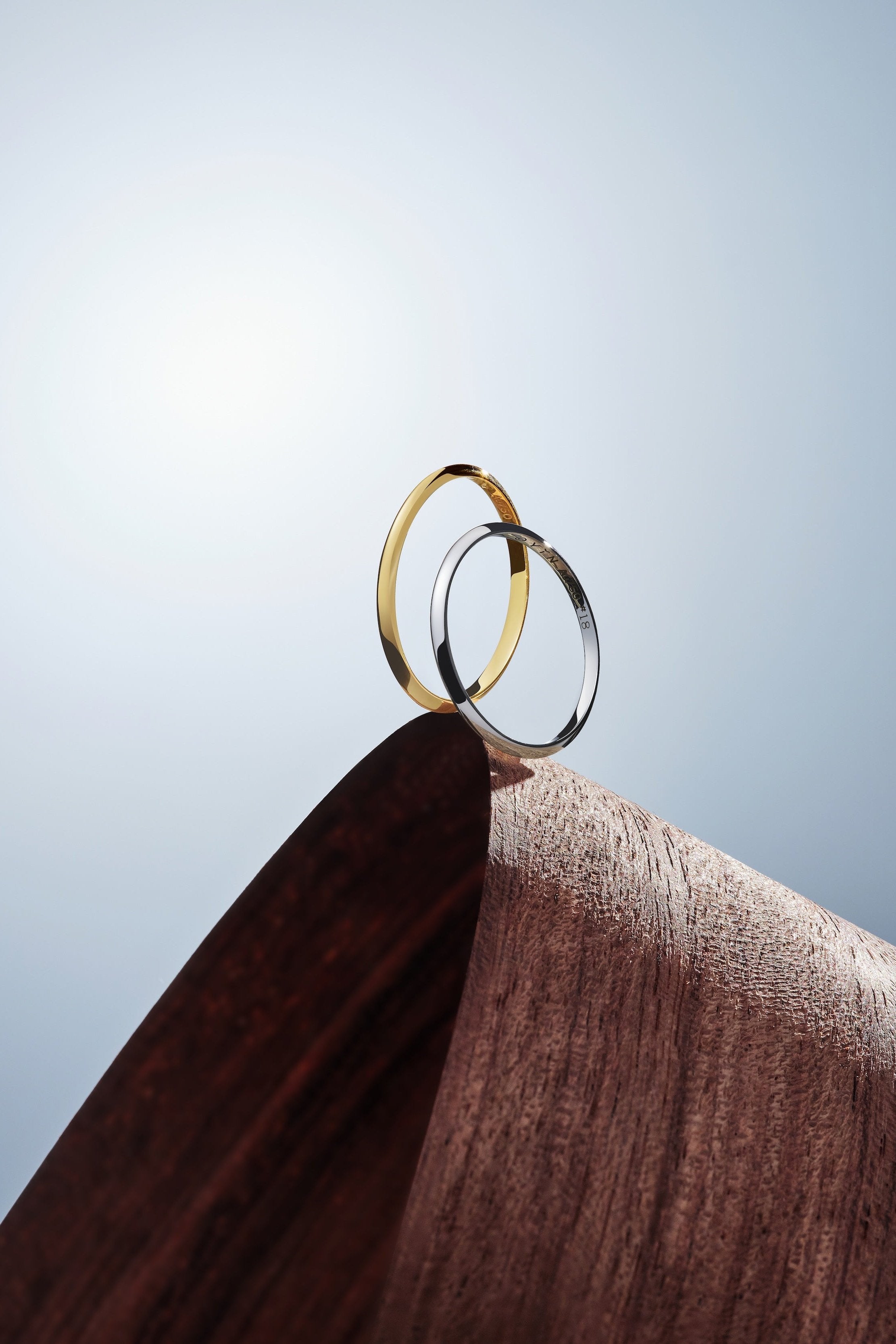 The Ridge Single - Row Ring - 18K Solid Gold - YIN Fine Jewelry - Chinese Modern Gold Jewelry