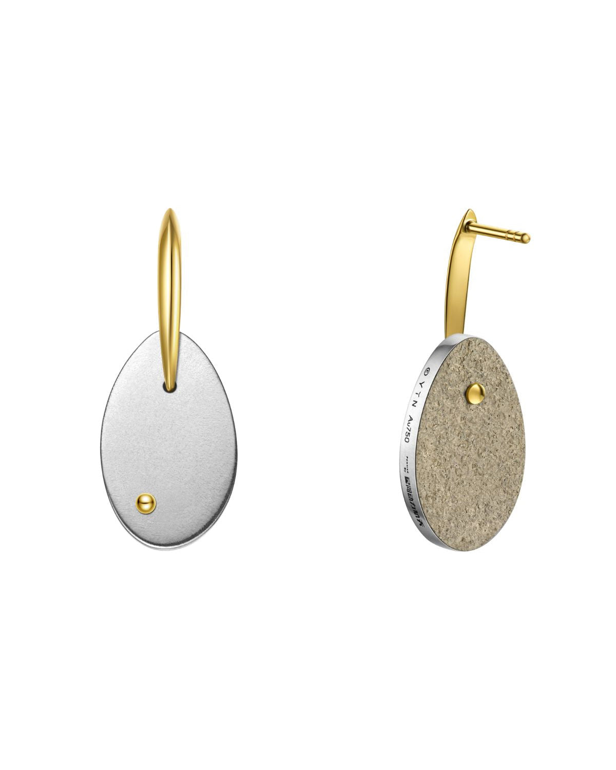 The Rocket Romance - The Pale Blue Dot Earrings
