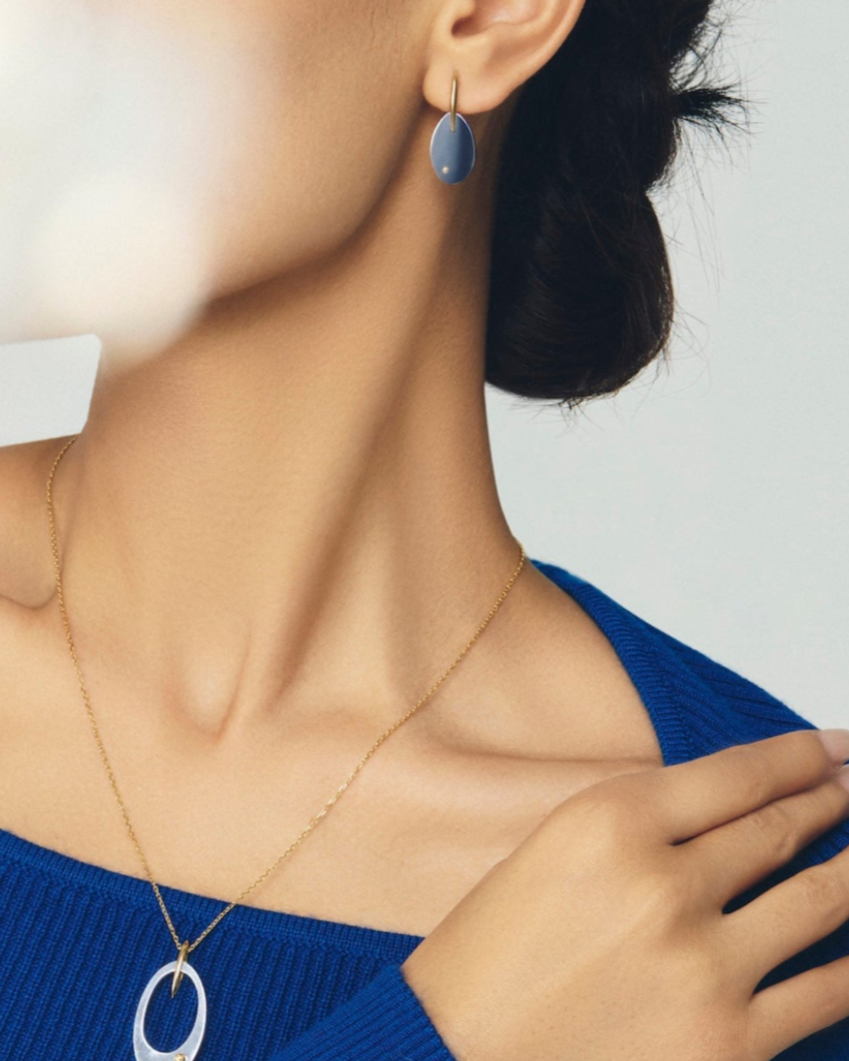 The Rocket Romance - The Pale Blue Dot Earrings