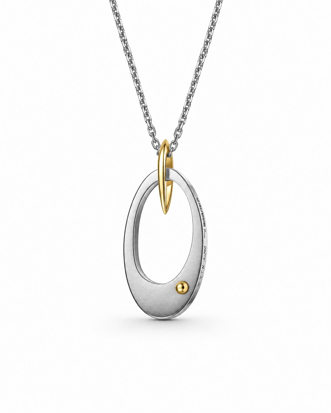 The Rocket Romance - The Pale Blue Dot Pendant Necklace
