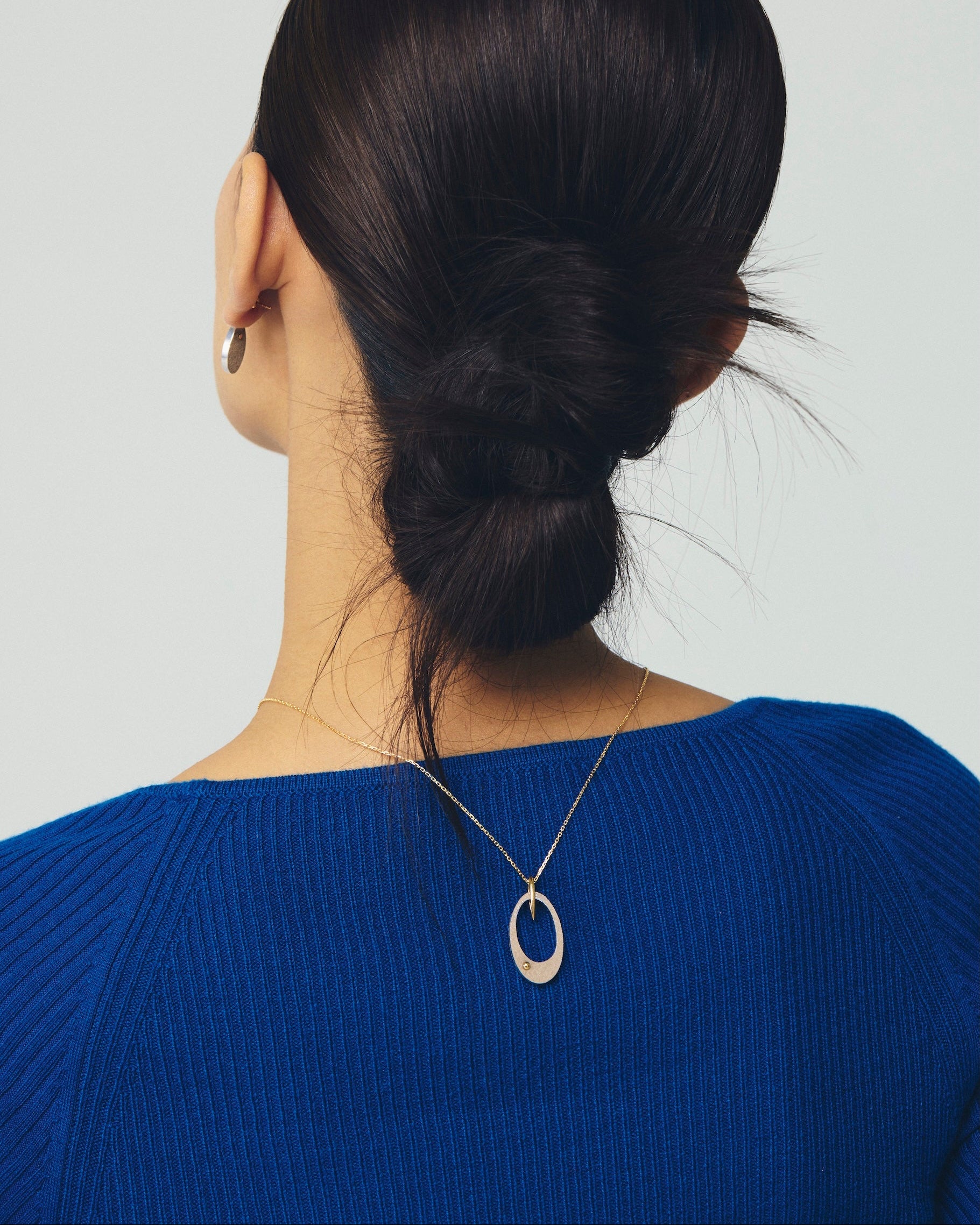 The Rocket Romance - The Pale Blue Dot Pendant Necklace