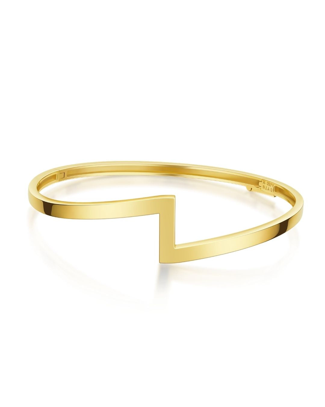 The TaiJi Yin Yang Flow Hinged Bangle
