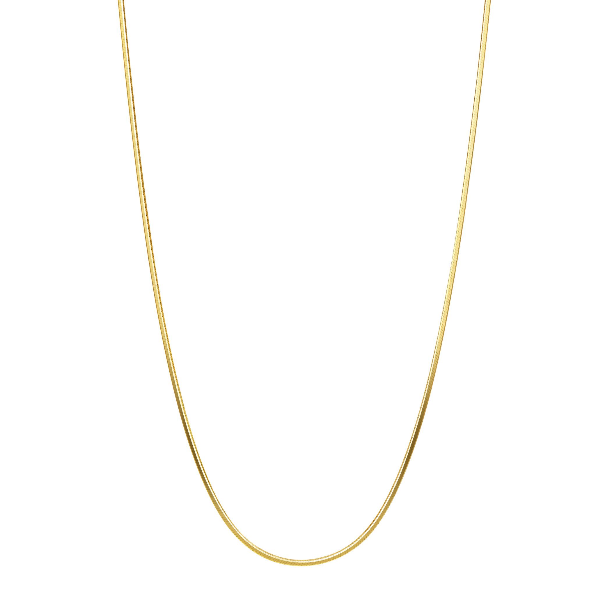 The Essentials Ultra Thin Herringbone Necklace