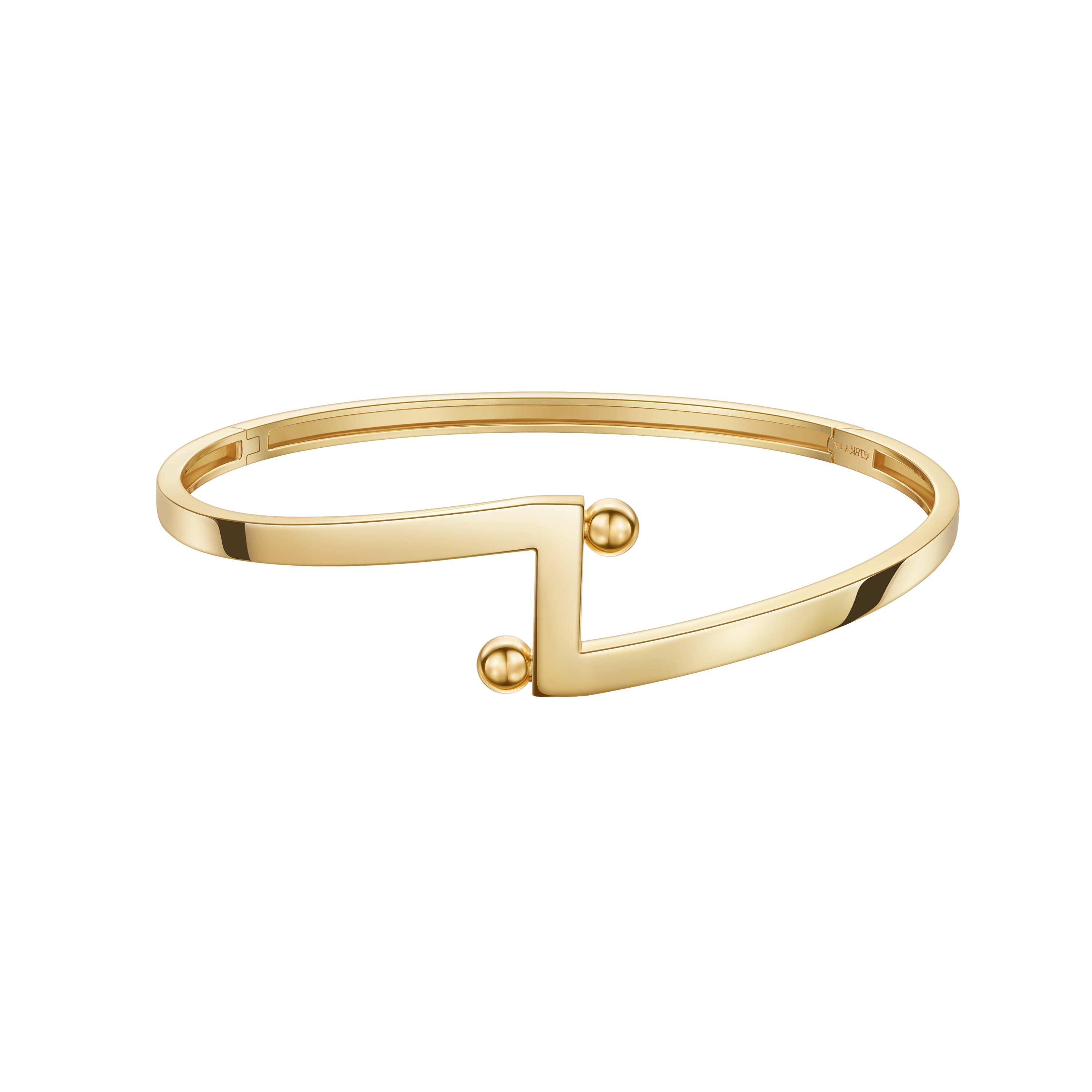 The TaiJi Balance Hinged Bangle