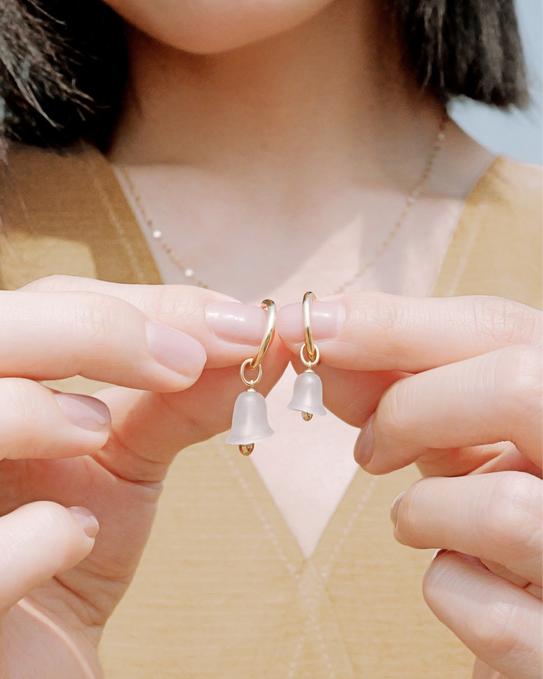 The Echo Wind Bell Hoop Earrings