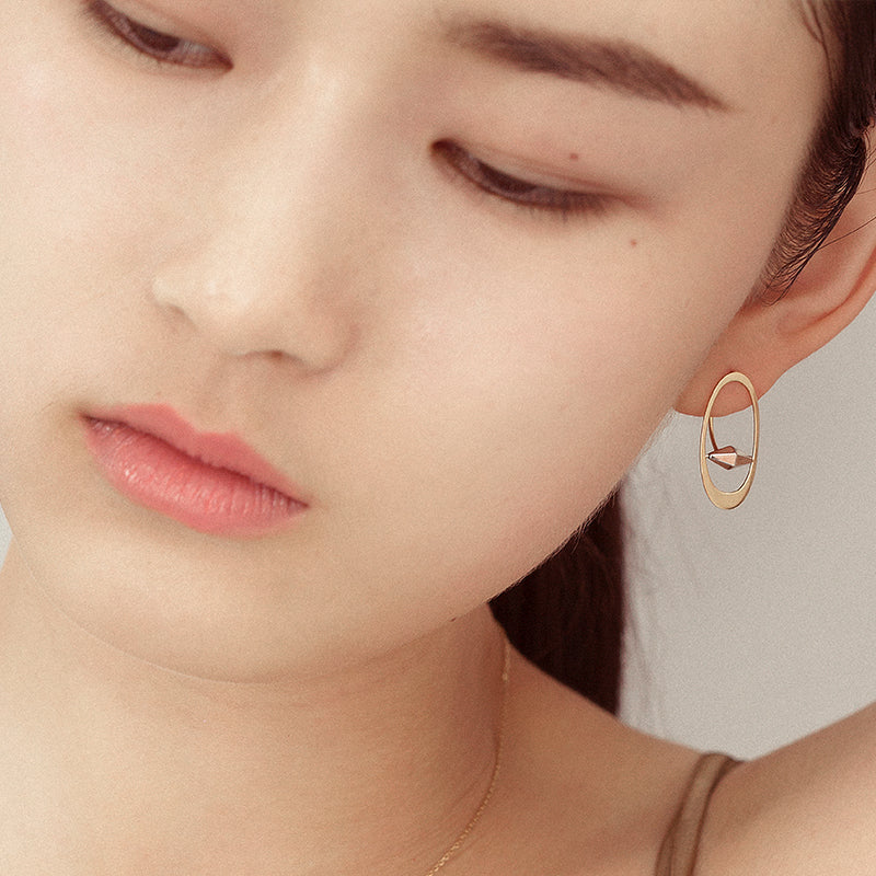The Universe – The Ghost Ring of Saturn Earrings
