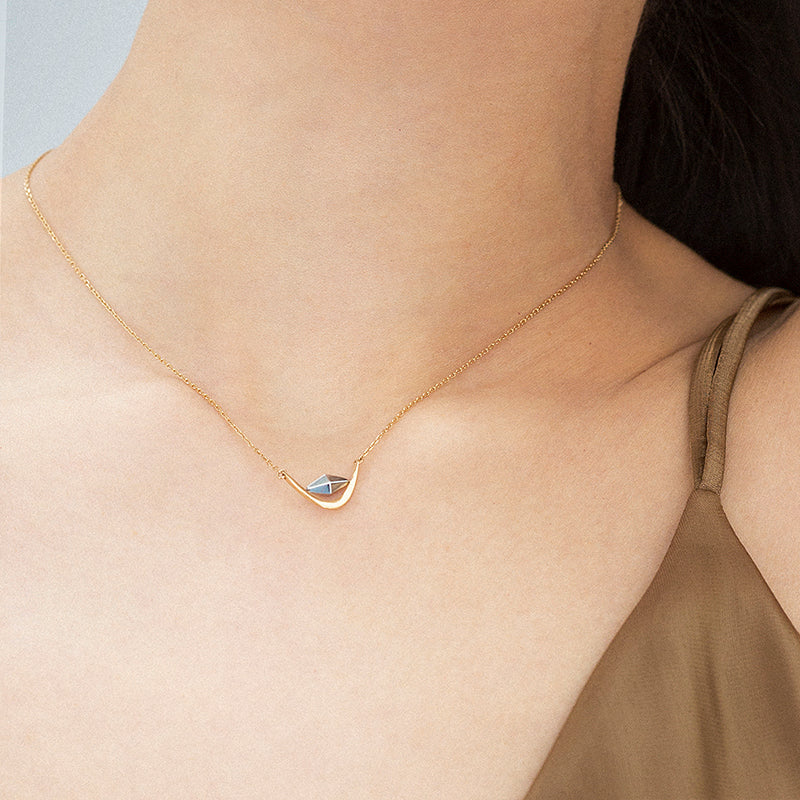 The Universe – The Ghost Ring of Saturn Necklace
