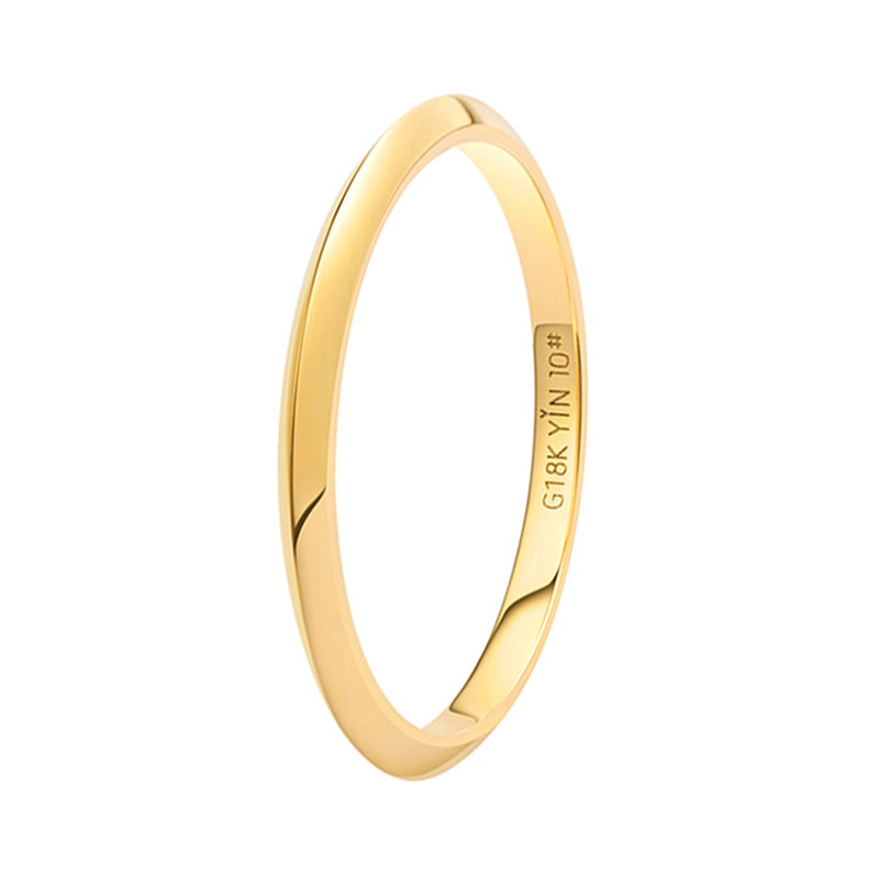 The Devotion Gold Prism Couple Rings