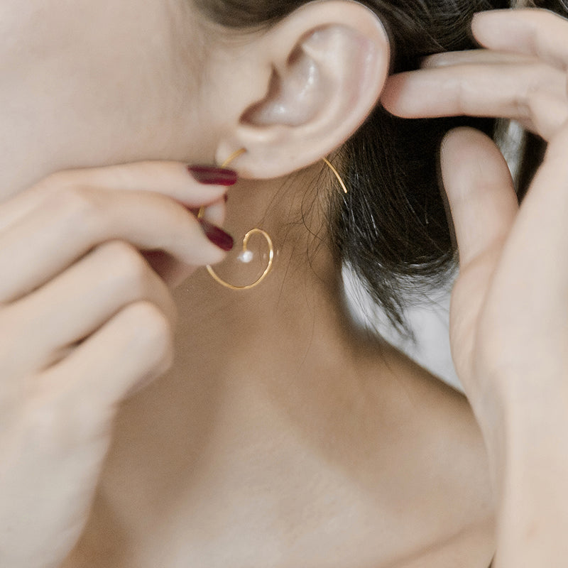 The Golden Ratio Earring