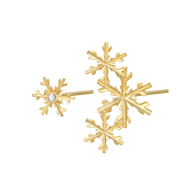 The Papercut Snowflake Earrings